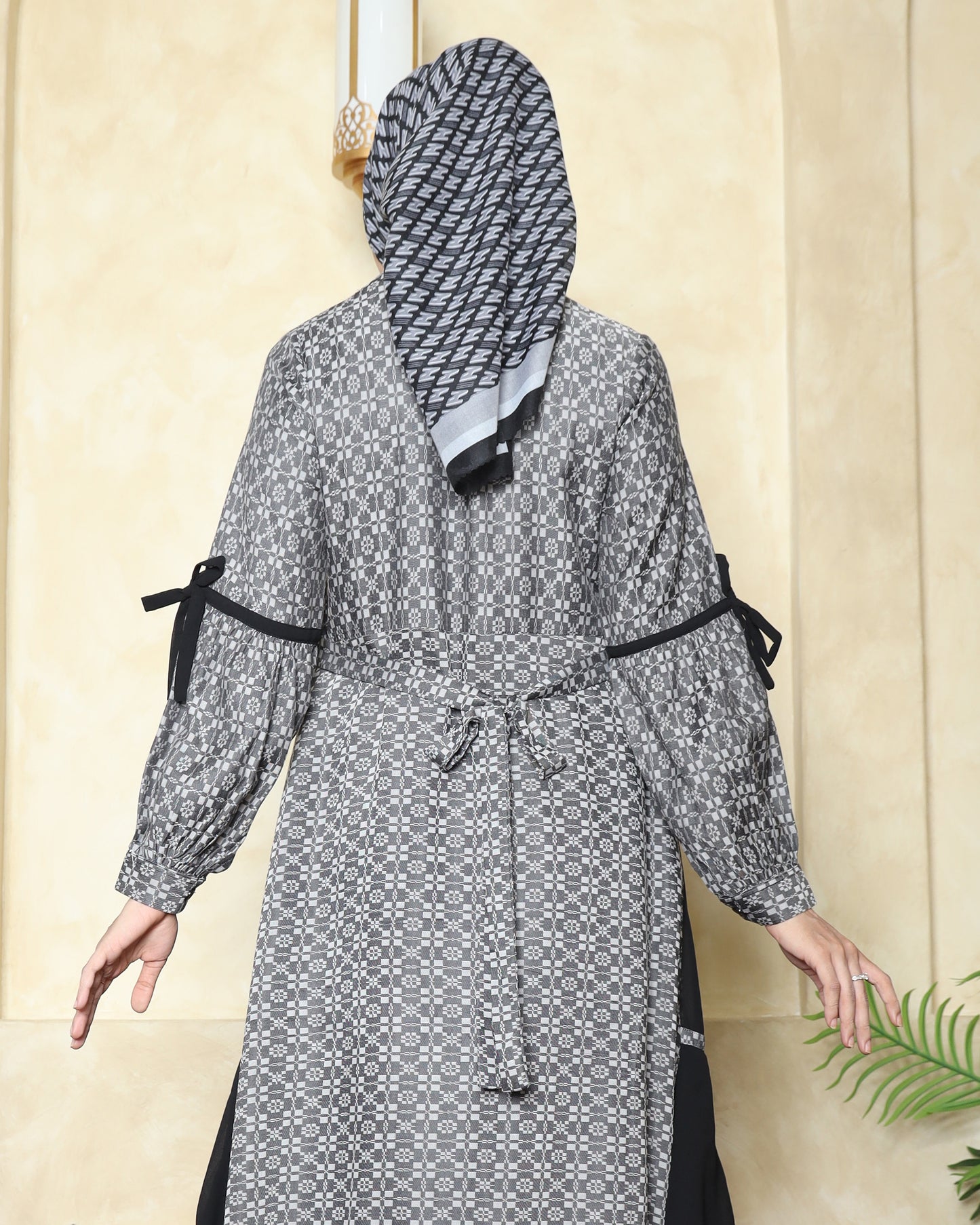 Aurel Charcoal Gamis Dewasa