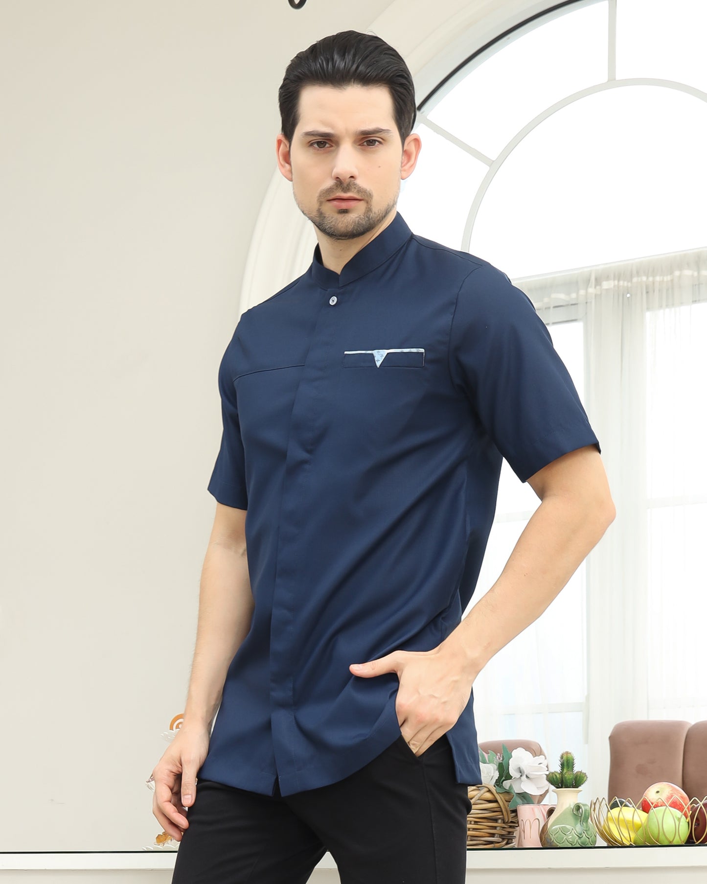 Etnic Navy Koko Dewasa