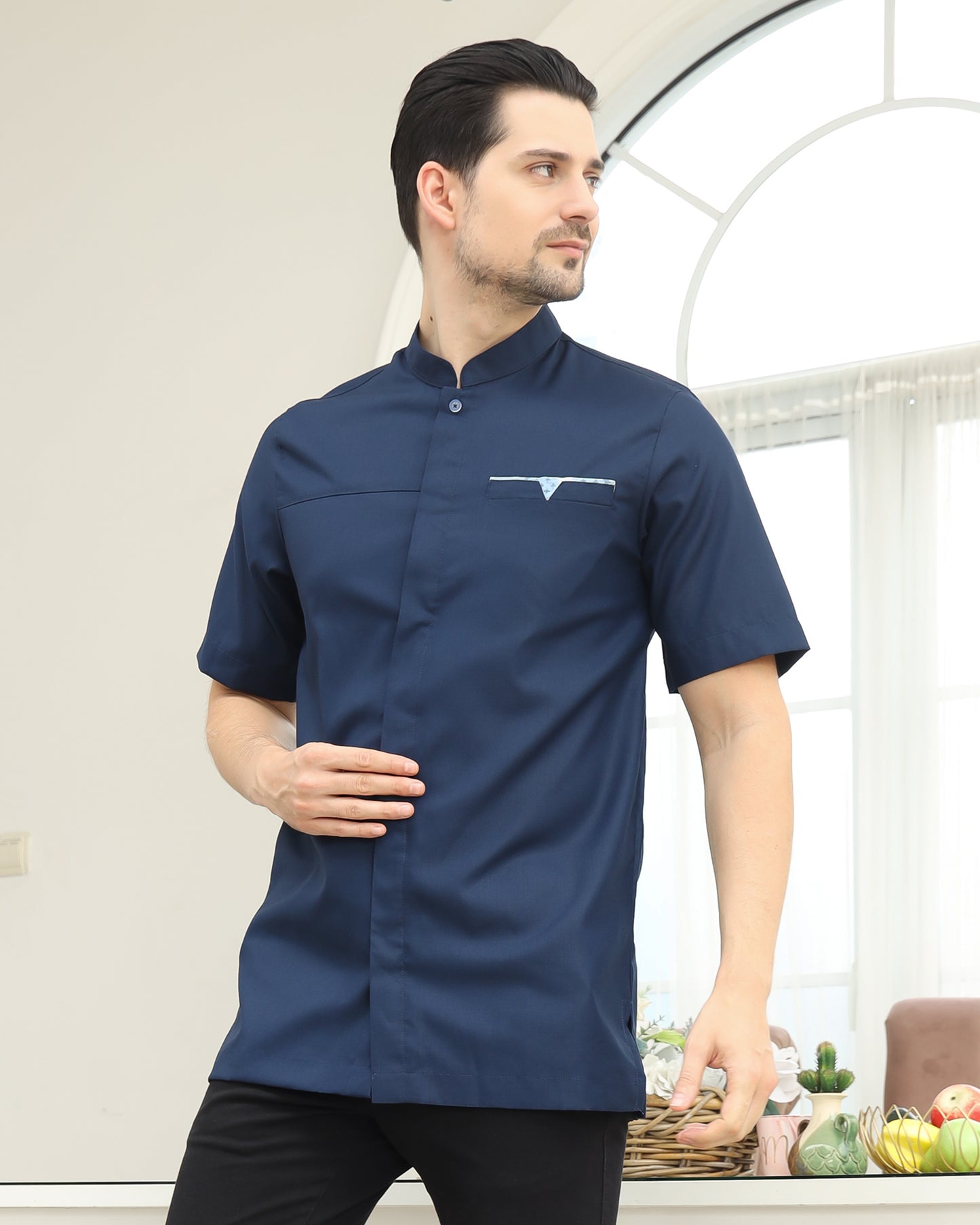Etnic Navy Koko Dewasa