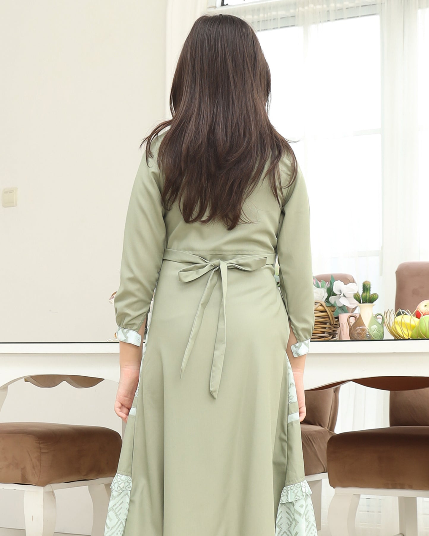 Etnic Sage Gamis Anak