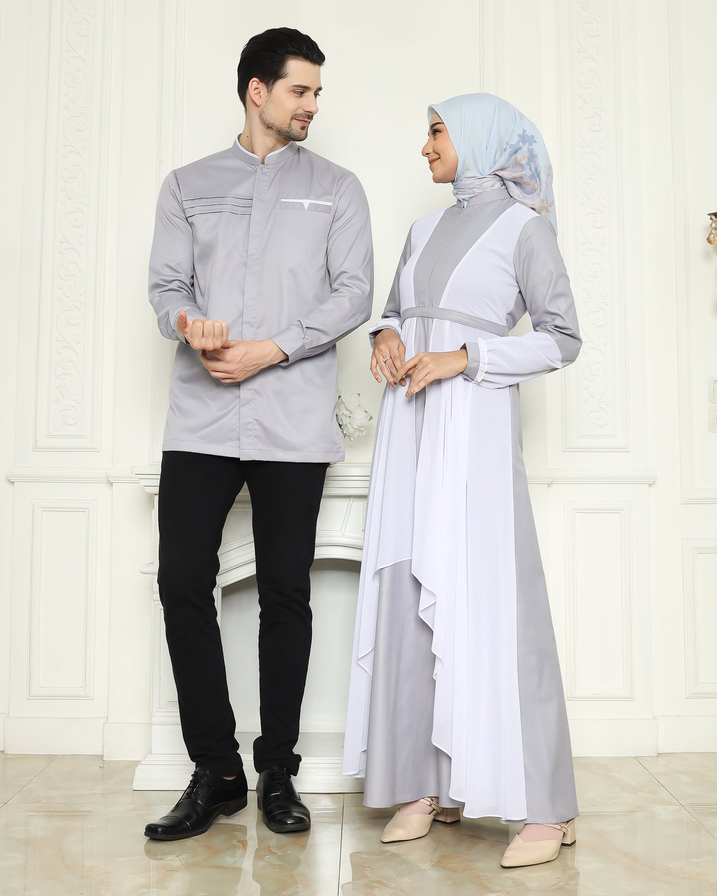 Natasha Sky Blue Family Set