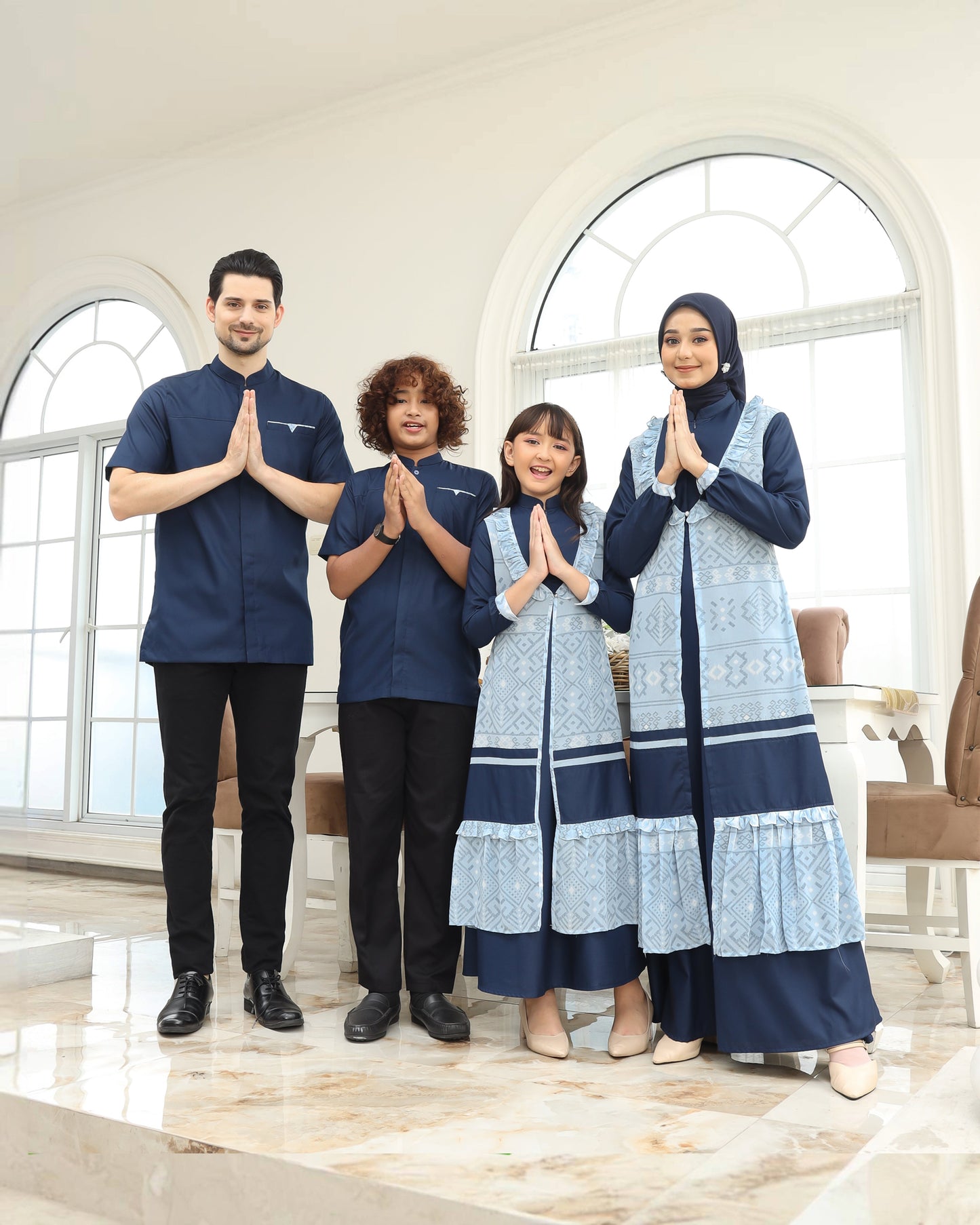 Etnic Navy Family Set