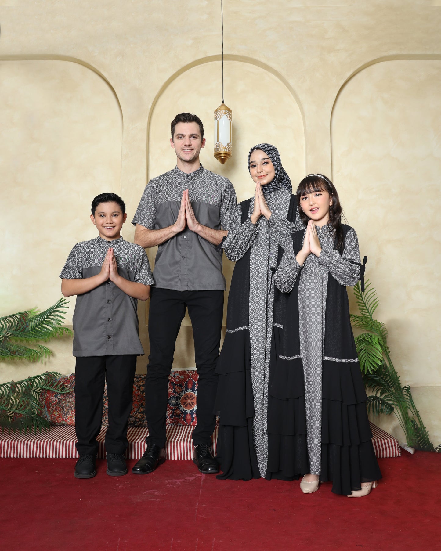 Aurel Charcoal Family Set