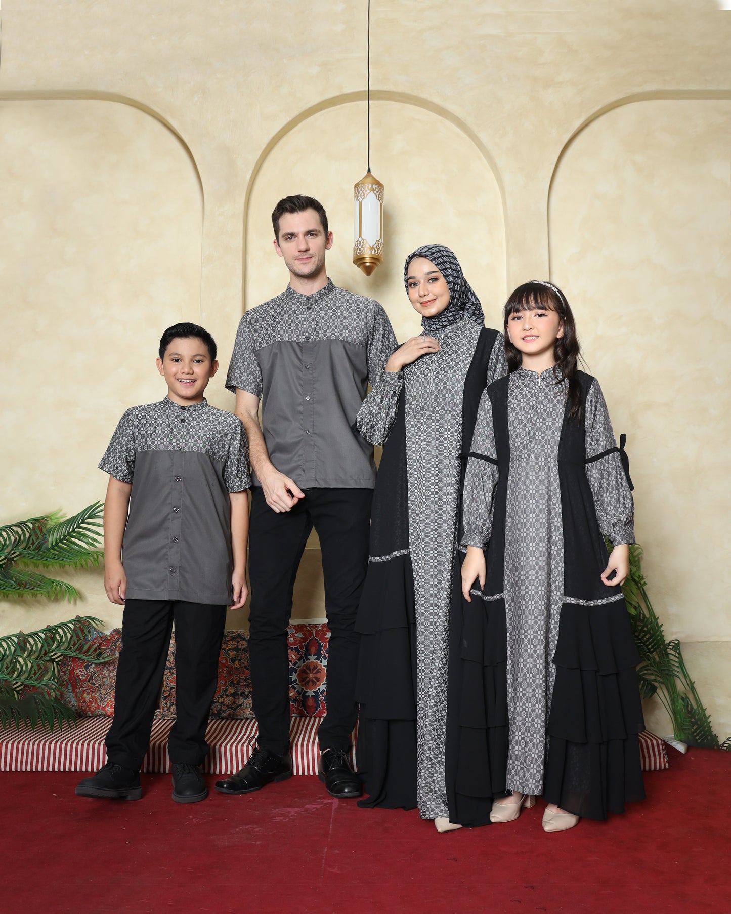 Aurel Charcoal Family Set
