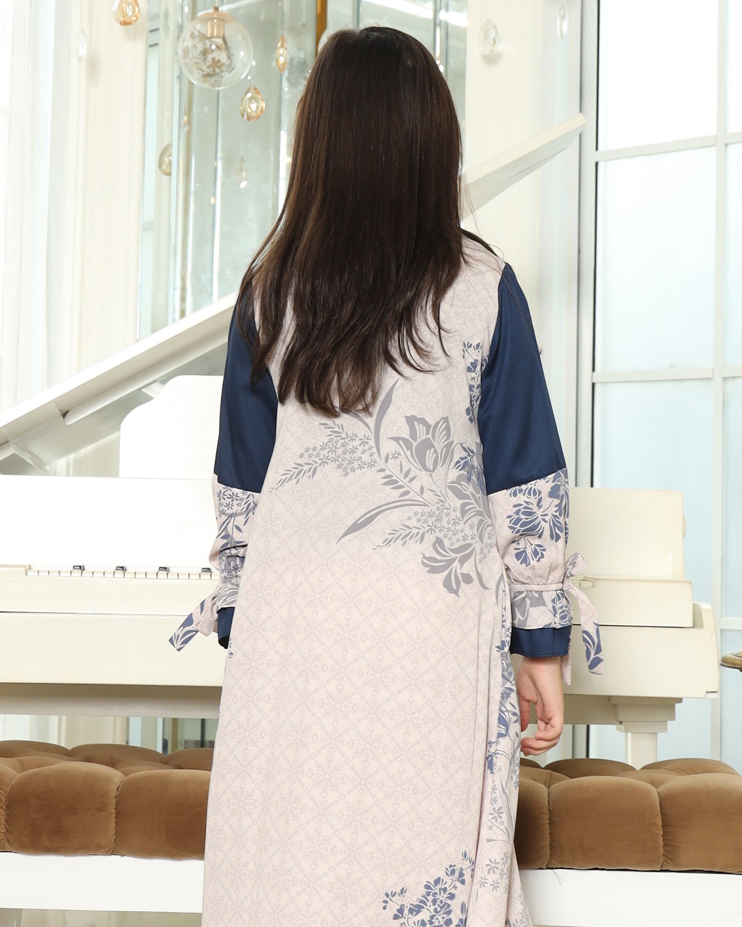 Nagita Navy Gamis Anak