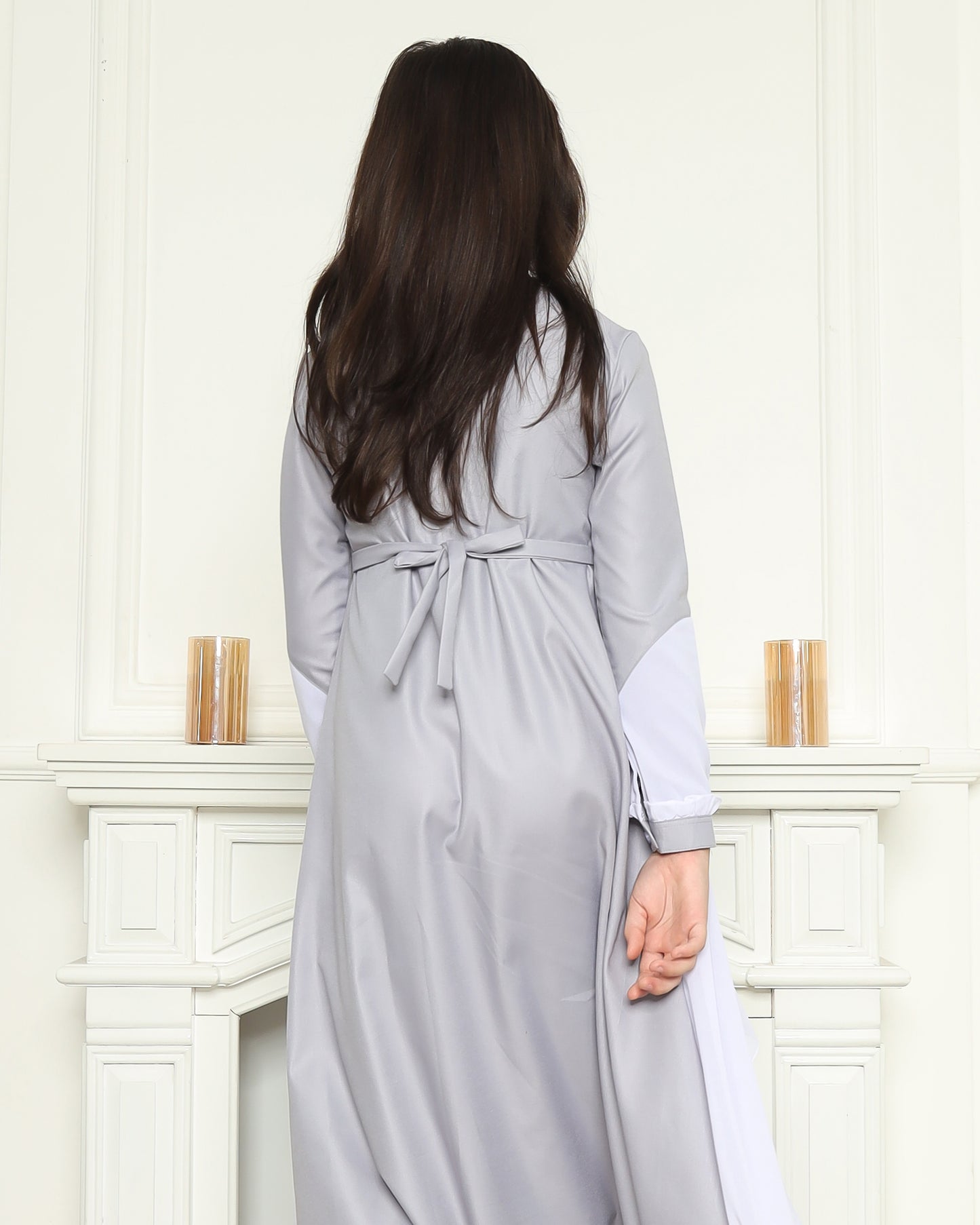 Natasha Sky Blue Gamis Anak