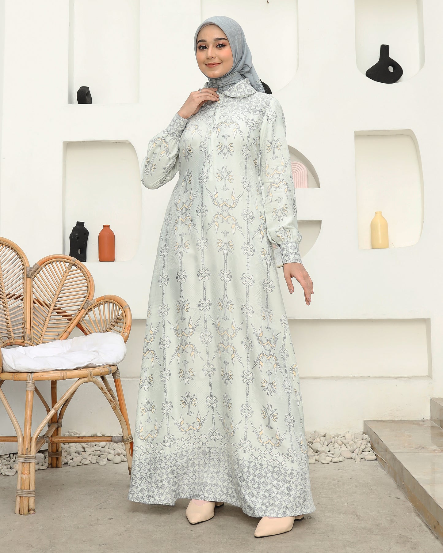 Sikka Baby Blue Gamis Dewasa