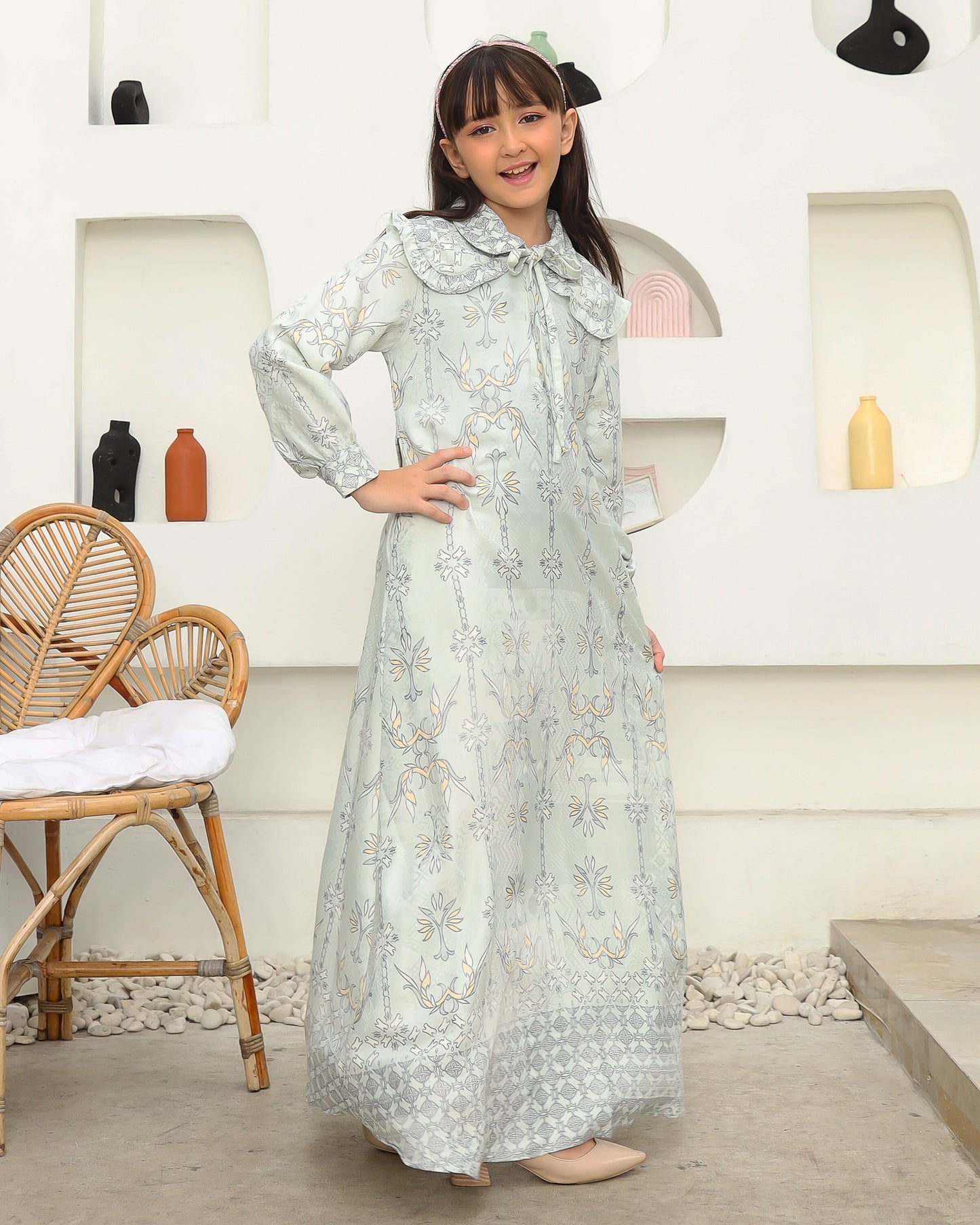 Sikka Baby Blue Gamis Anak
