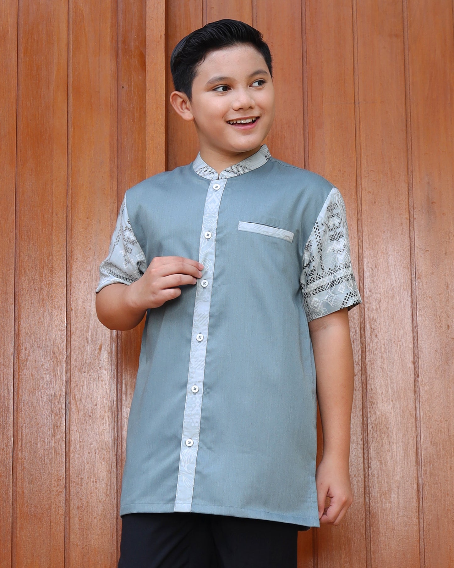 Yasmine Mineral Green Koko Anak