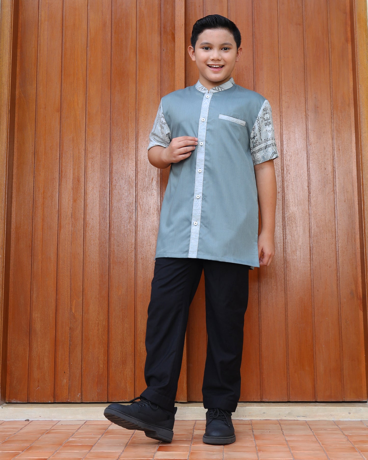Yasmine Mineral Green Koko Anak