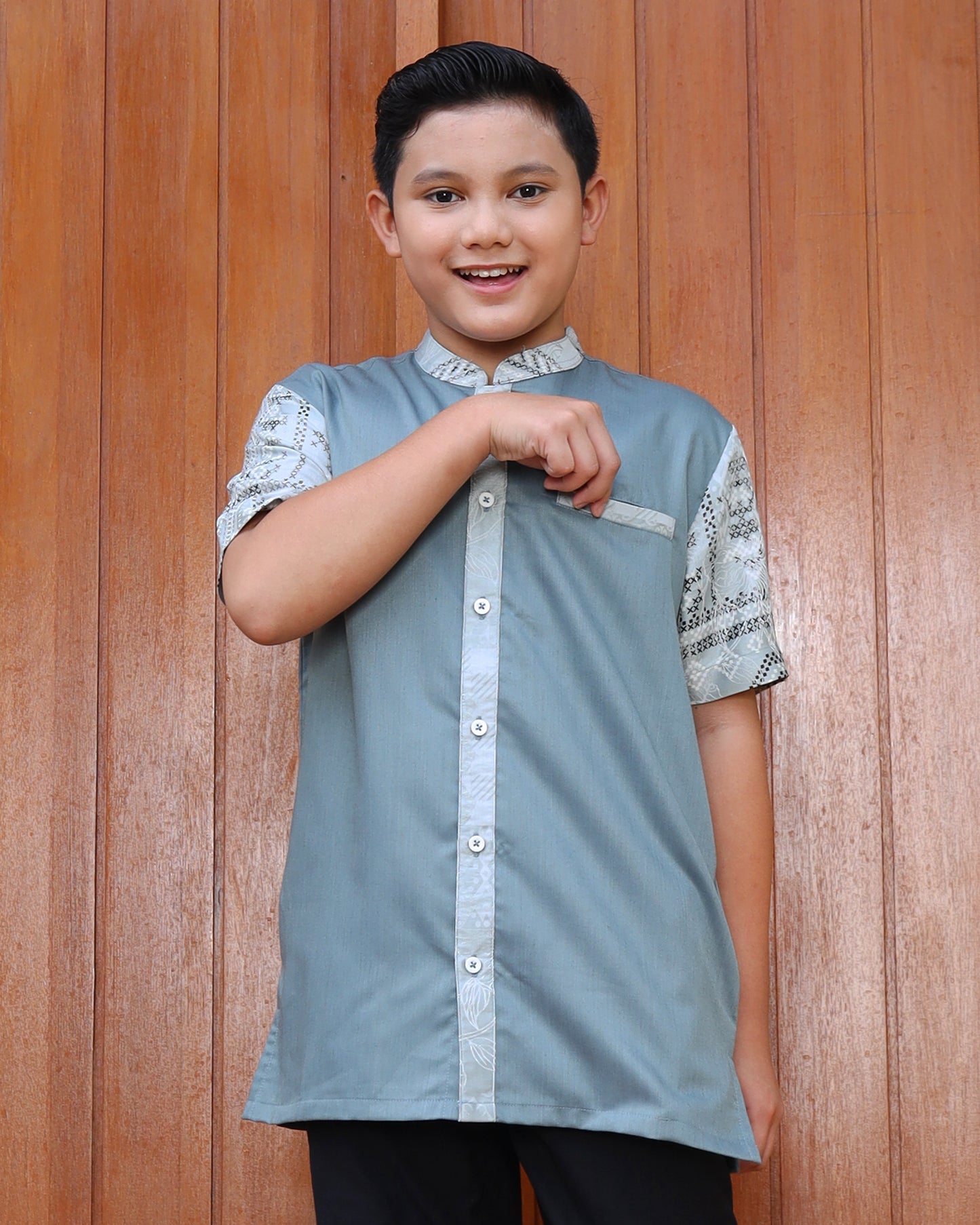 Yasmine Mineral Green Koko Anak