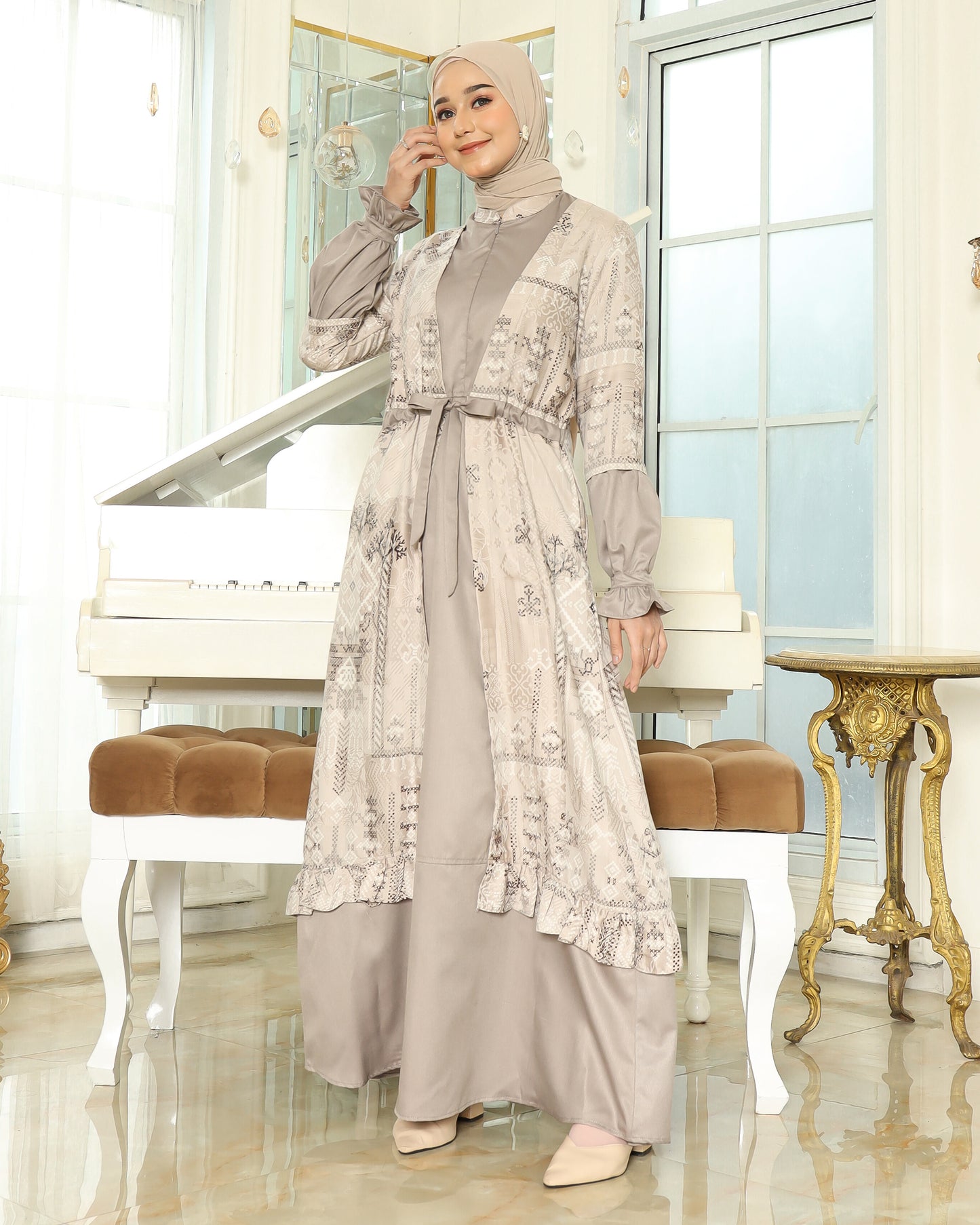 Yasmine Mocca Gamis Dewasa