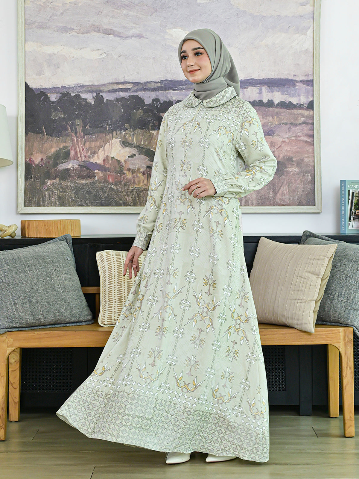 Sikka Laurel Green Family Set