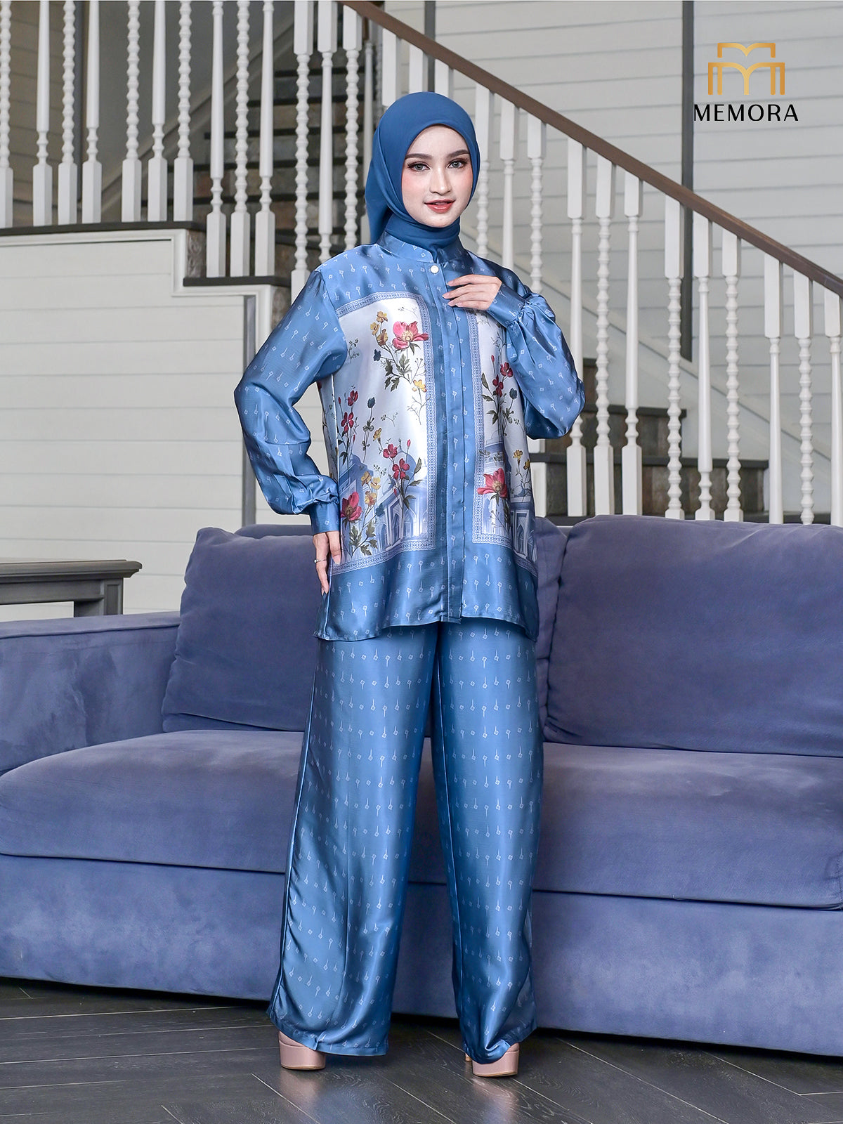 Adriana Blue Family Set