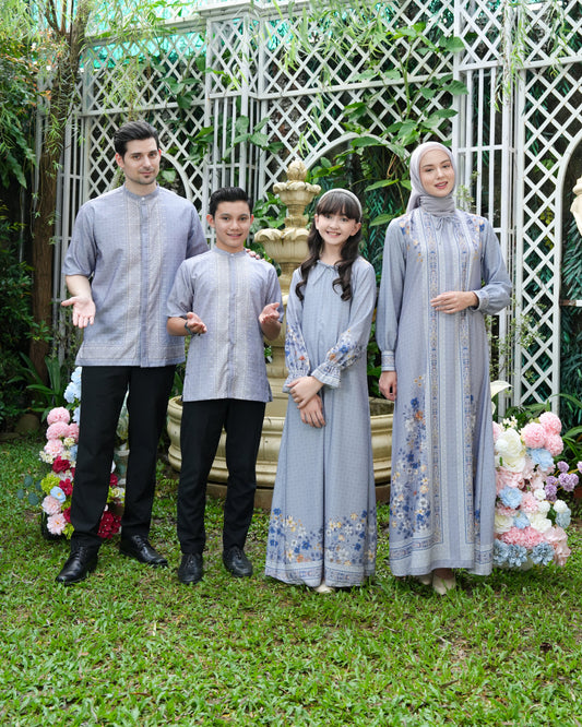 Aluna Ash Blue Family Set
