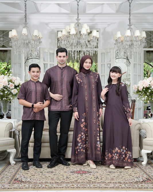 Aluna Mahogany Family Set