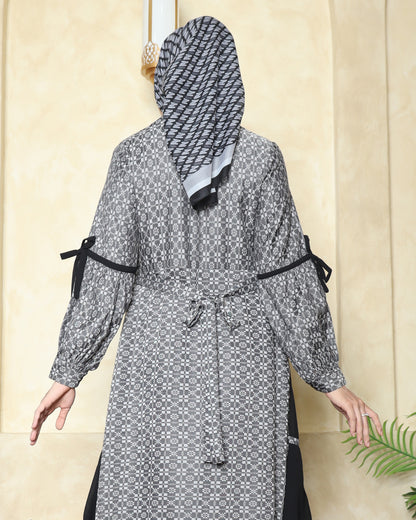 Aurel Charcoal Gamis Dewasa