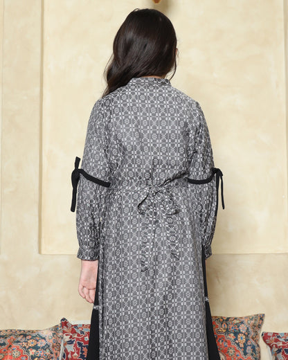 Aurel Charcoal Gamis Anak