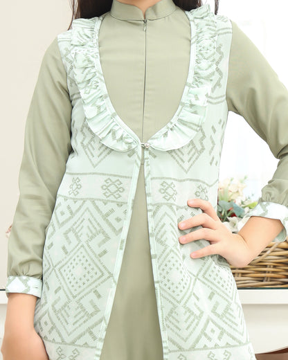 Etnic Sage Gamis Anak