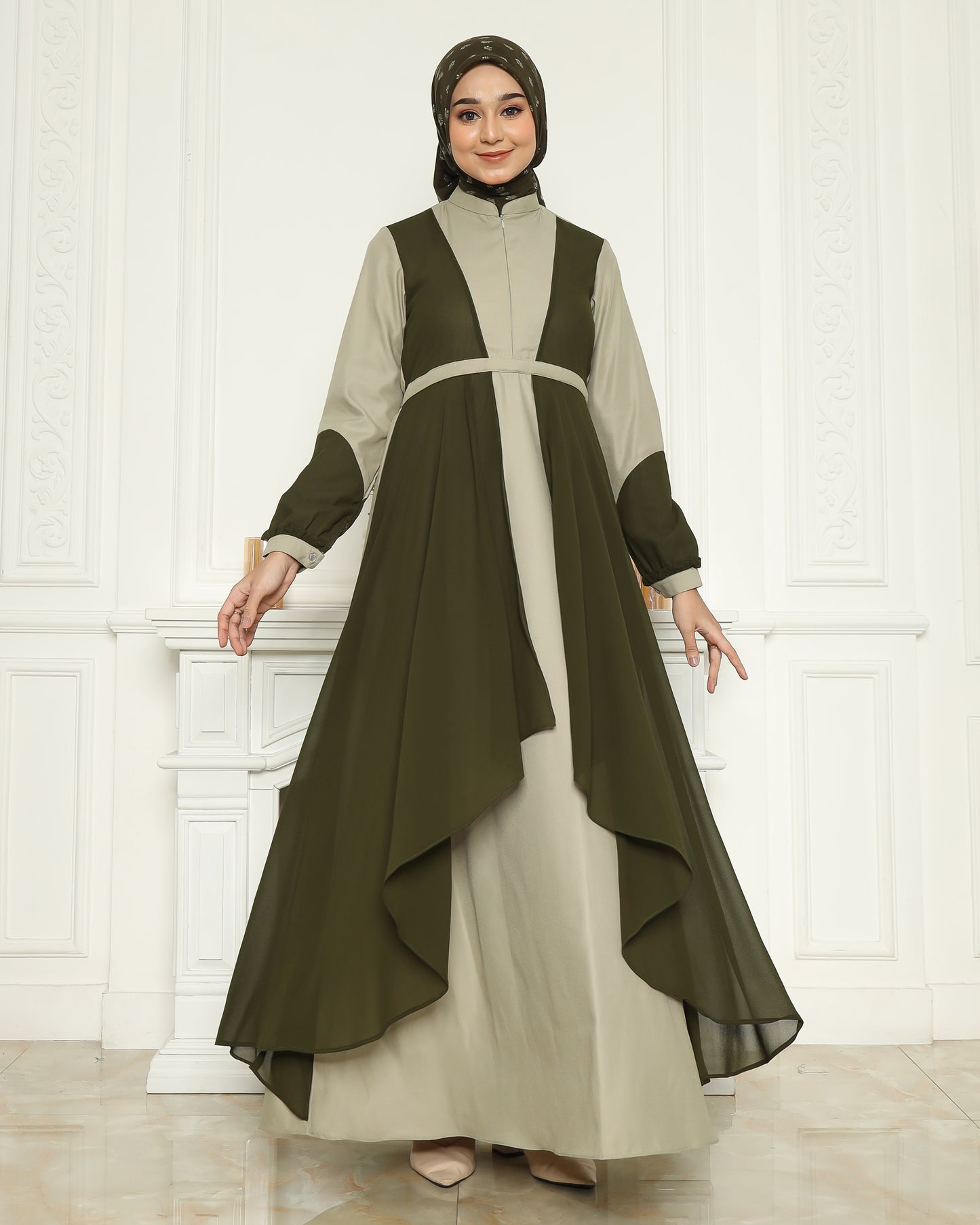Natasha Army Gamis Dewasa