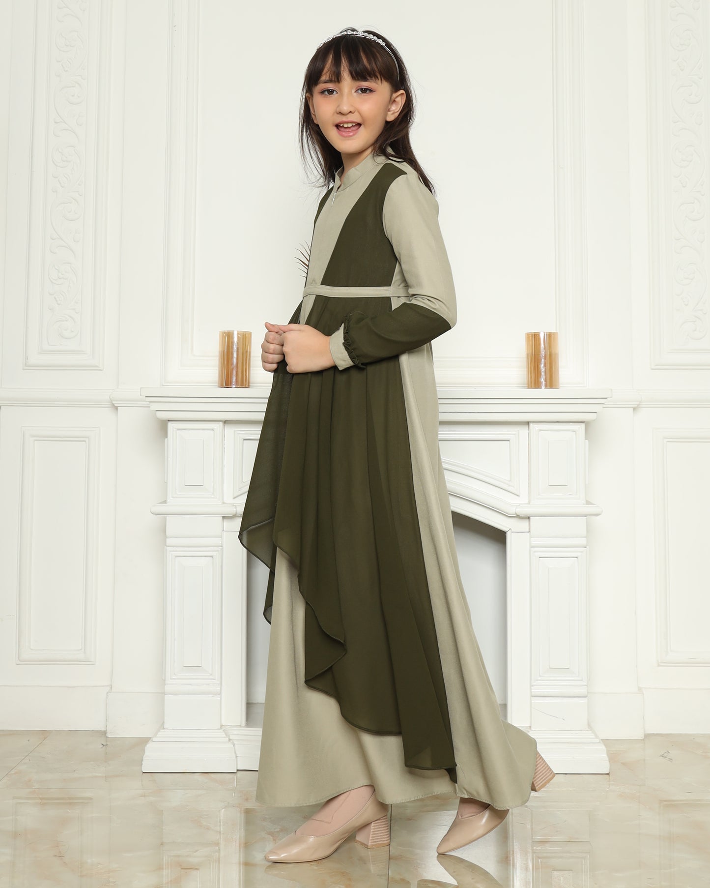 Natasha Army Gamis Anak