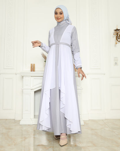 Natasha Sky Blue Gamis Dewasa