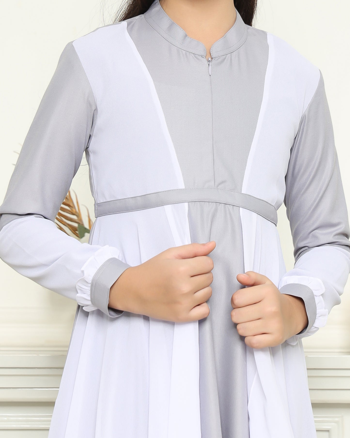 Natasha Sky Blue Gamis Anak