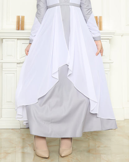 Natasha Sky Blue Gamis Anak