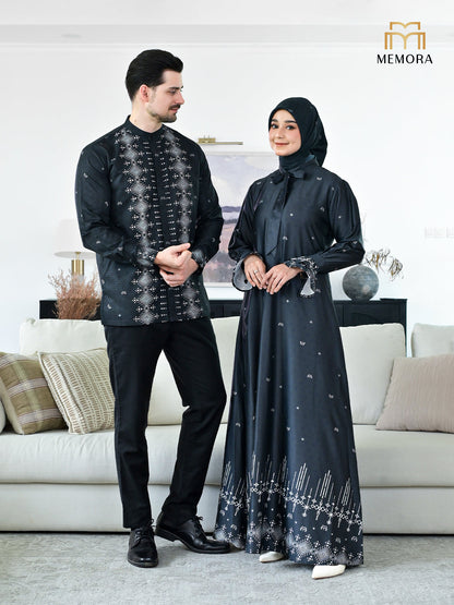 Qurrota Royal Black Family Set