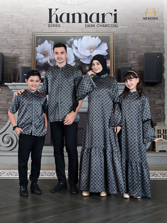 Kamari Dark Charcoal Family Set