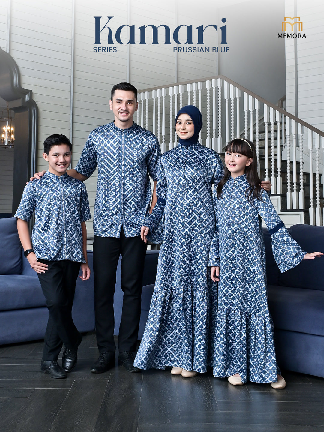 Kamari Prussian Blue Family Set