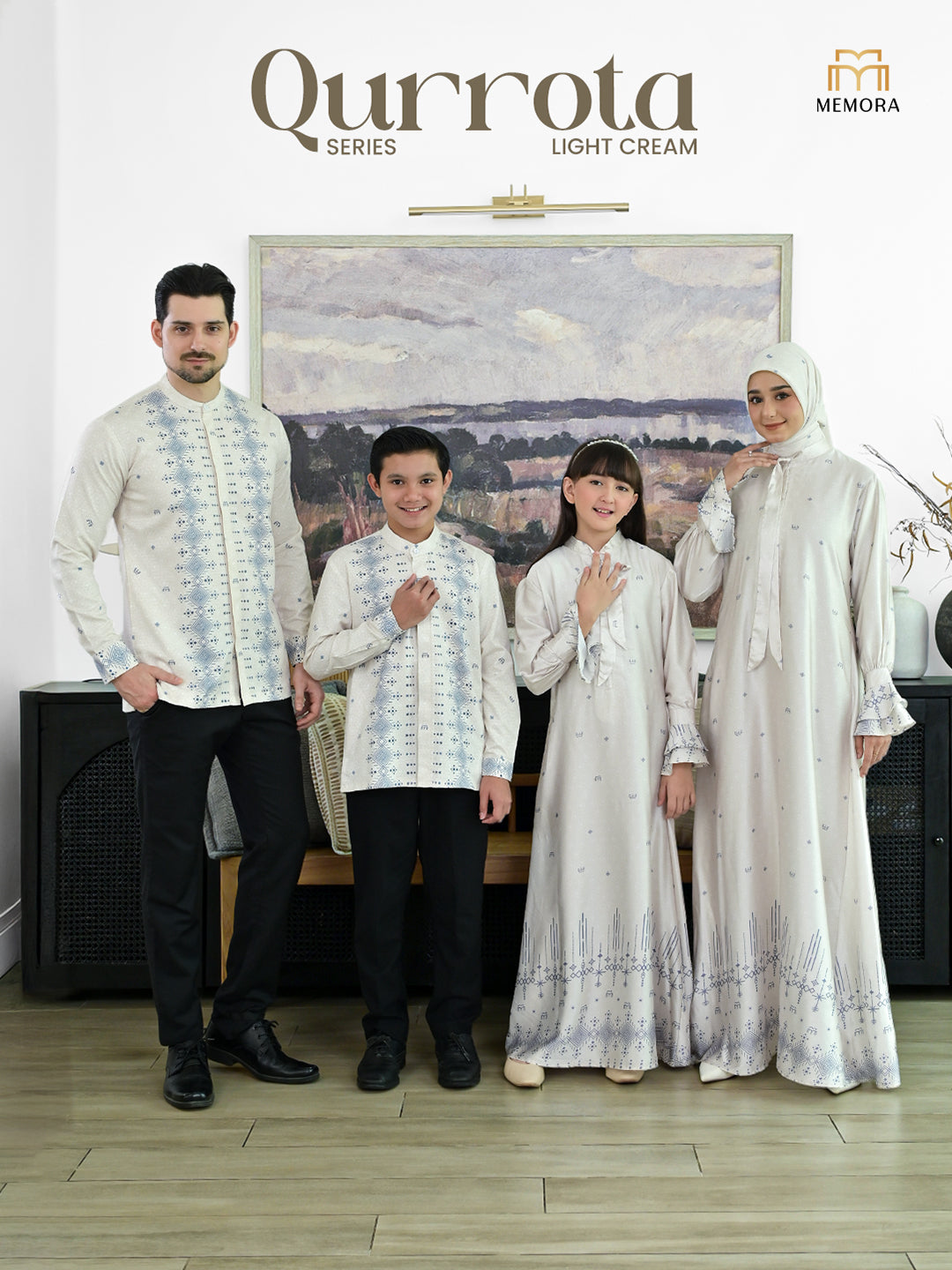 Qurrota Light Cream Family Set