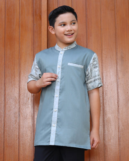 Yasmine Mineral Green Koko Anak